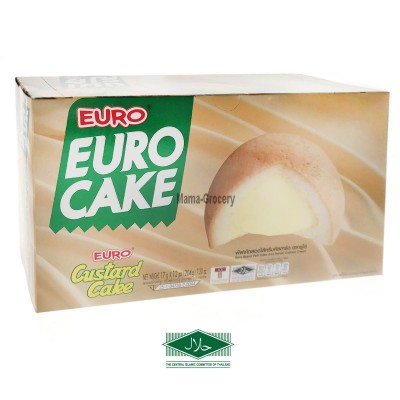 Euro Cake Custard Cake 17g x6pcs